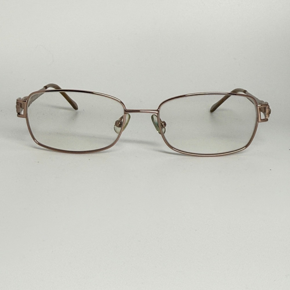 Saks Fifth Avenue 293 01N5 Rose Gold Metal Eyeglasses Frames 130mm 21772‎